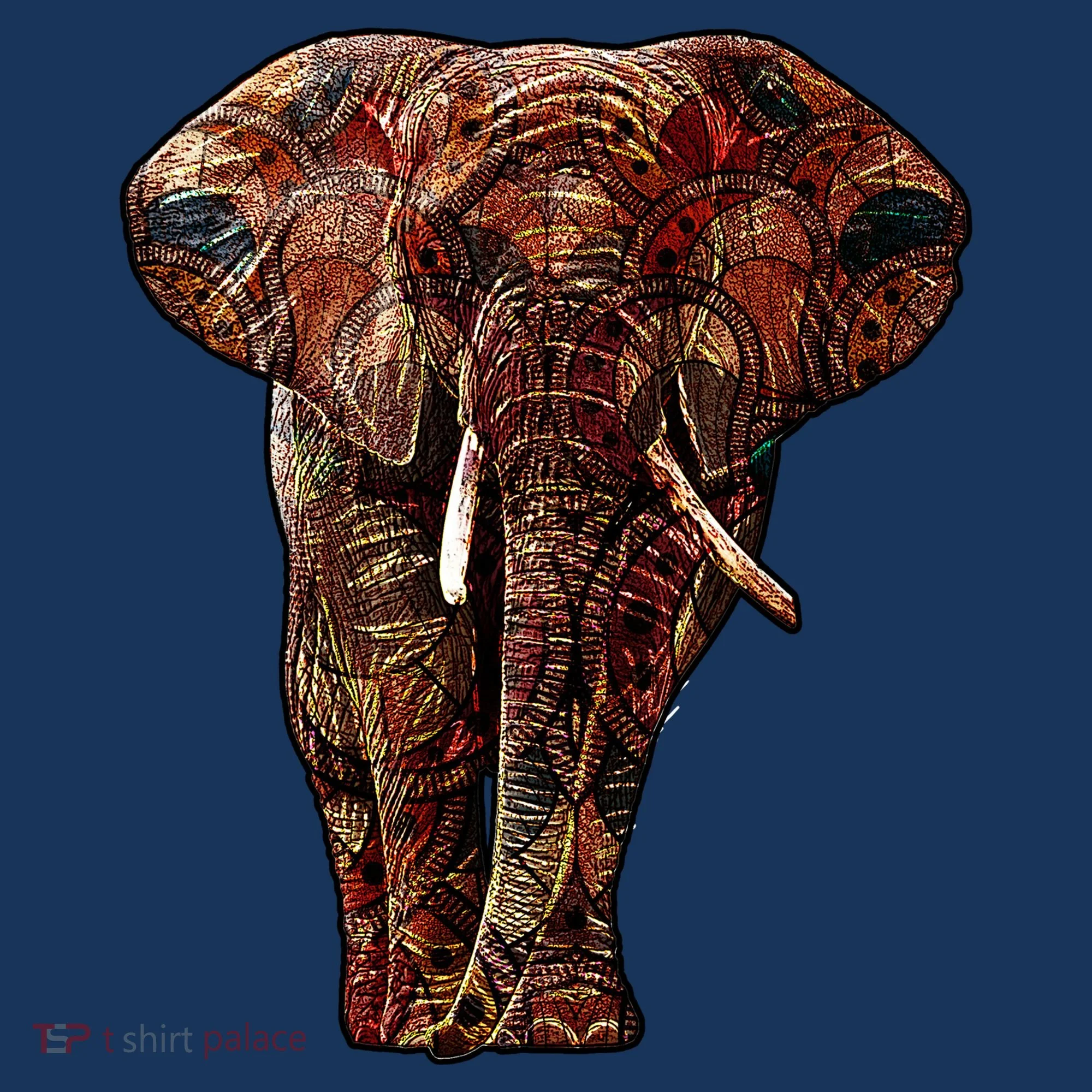 Elephant African Pattern Bucket Hat