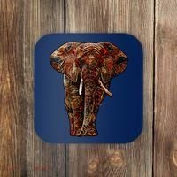 Elephant African Pattern Coaster thumb 0