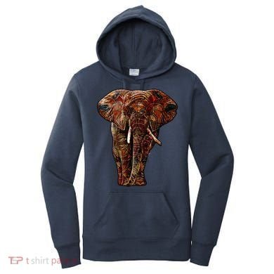 Elephant African Pattern Women's Hoodie