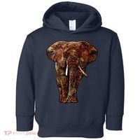 Elephant African Pattern Toddler Hoodie thumb 0