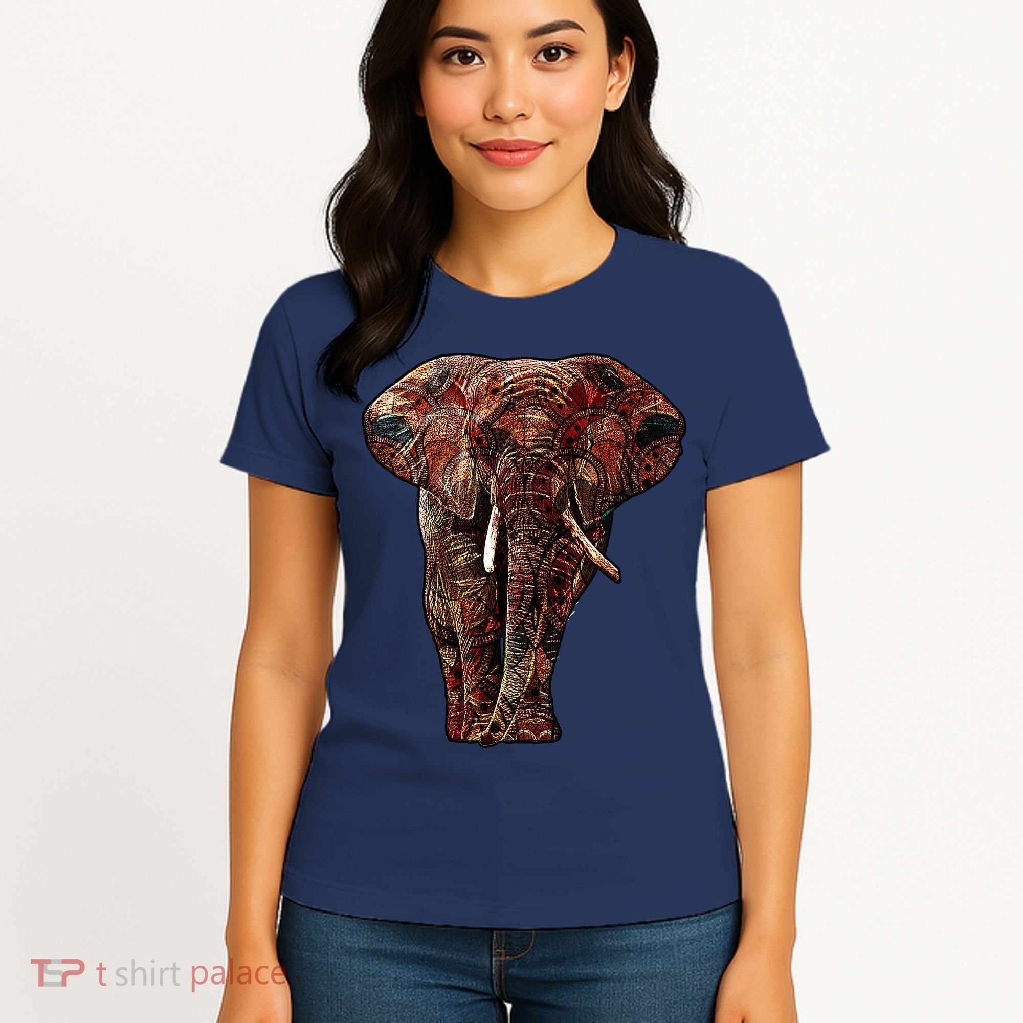 Elephant African Pattern Women's T-Shirt