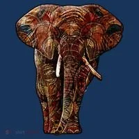 Elephant African Pattern Tote Bag thumb 4
