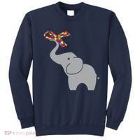 Elephant Autism Awareness Ribbon Sweatshirt thumb 0