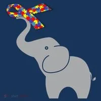 Elephant Autism Awareness Ribbon Bucket Hat thumb 4
