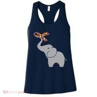 Elephant Autism Awareness Ribbon Women's Tank Top thumb 0