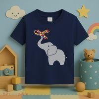 Elephant Autism Awareness Ribbon Toddler T-Shirt thumb 3