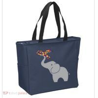 Elephant Autism Awareness Ribbon Tote Bag thumb 2