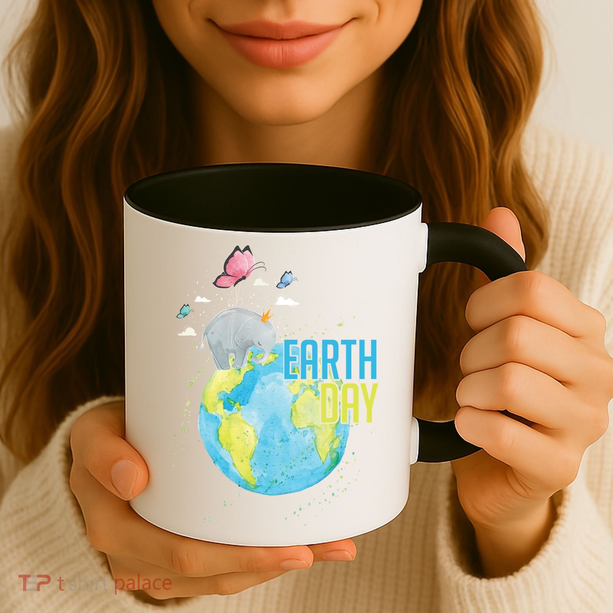 Elephant Earth Day Coffee Mug
