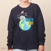 Elephant Earth Day Women's Sweatshirt thumb 0