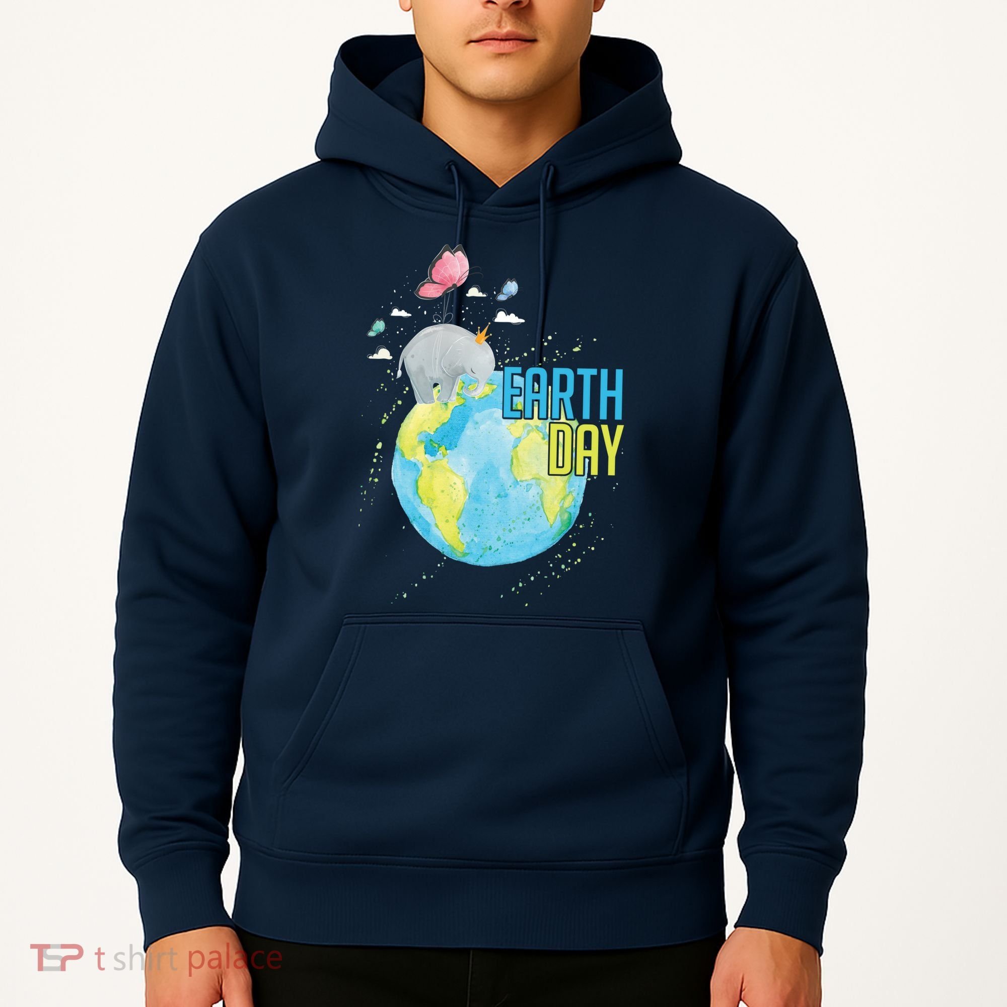 Elephant Earth Day Hoodie