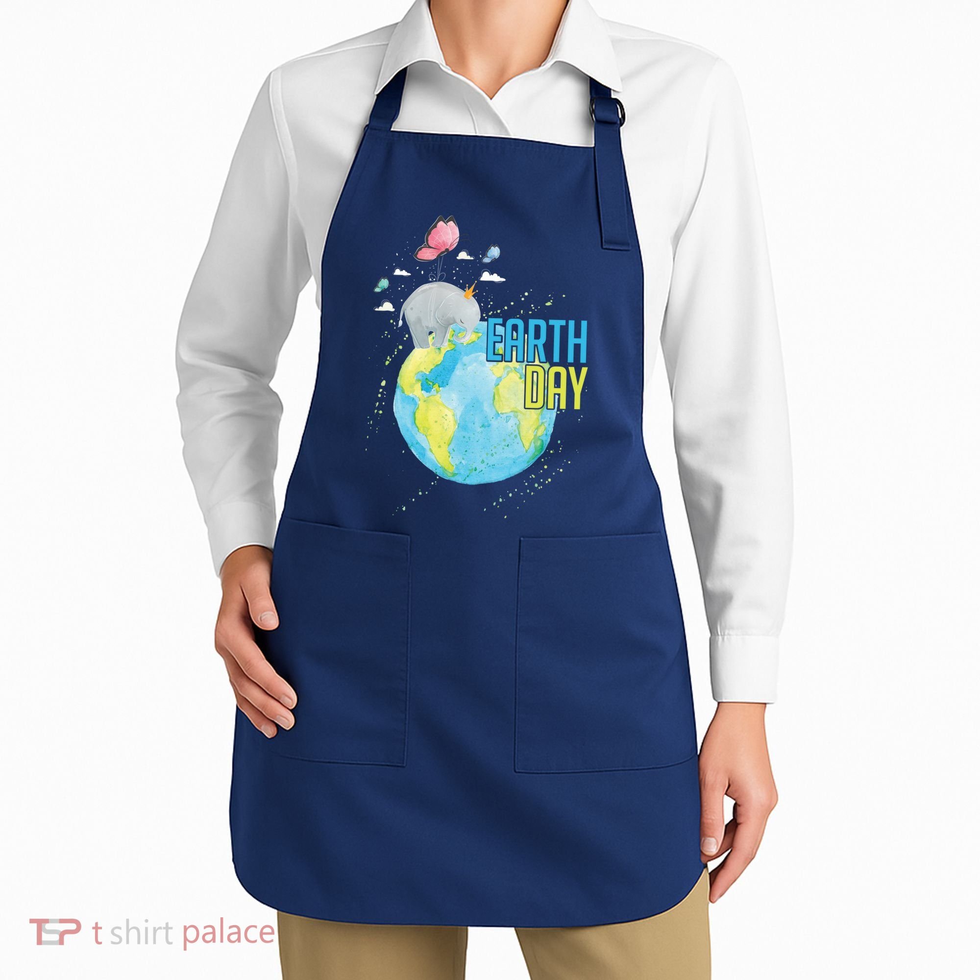 Elephant Earth Day Apron