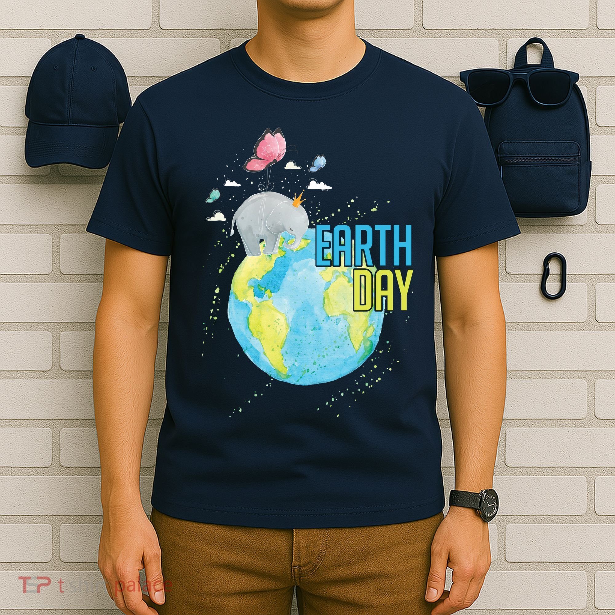 Elephant Earth Day T-Shirt
