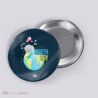 Elephant Earth Day Button thumb 0