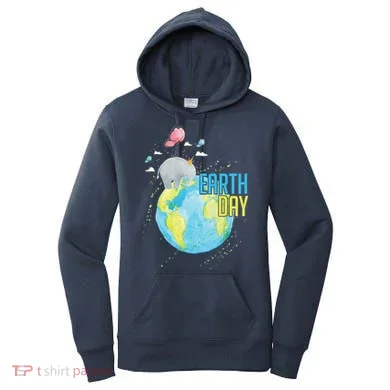 Elephant Earth Day Women's Hoodie