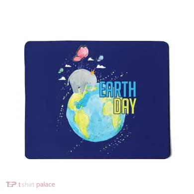Elephant Earth Day Mousepad