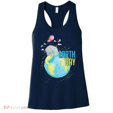 Elephant Earth Day Women's Tank Top