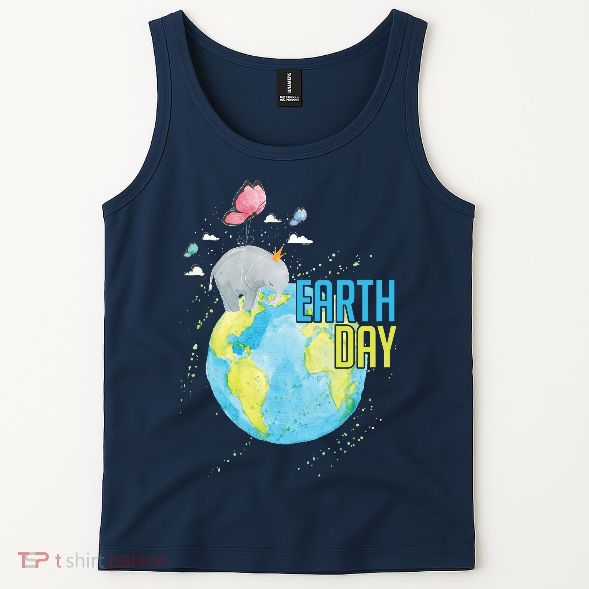 Elephant Earth Day Tank Top
