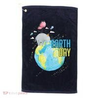 Elephant Earth Day Golf Towel thumb 0