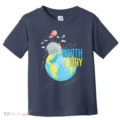 Elephant Earth Day Toddler T-Shirt