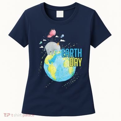 Elephant Earth Day Women's T-Shirt