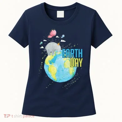 Elephant Earth Day Women's T-Shirt