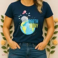 Elephant Earth Day Women's T-Shirt thumb 2
