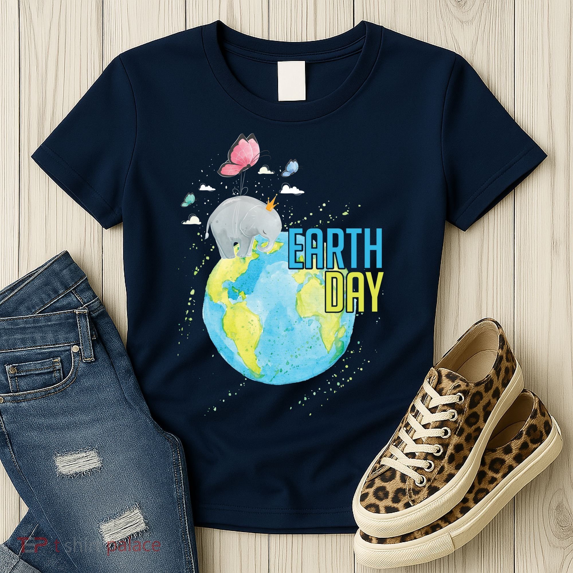 Elephant Earth Day Women's T-Shirt