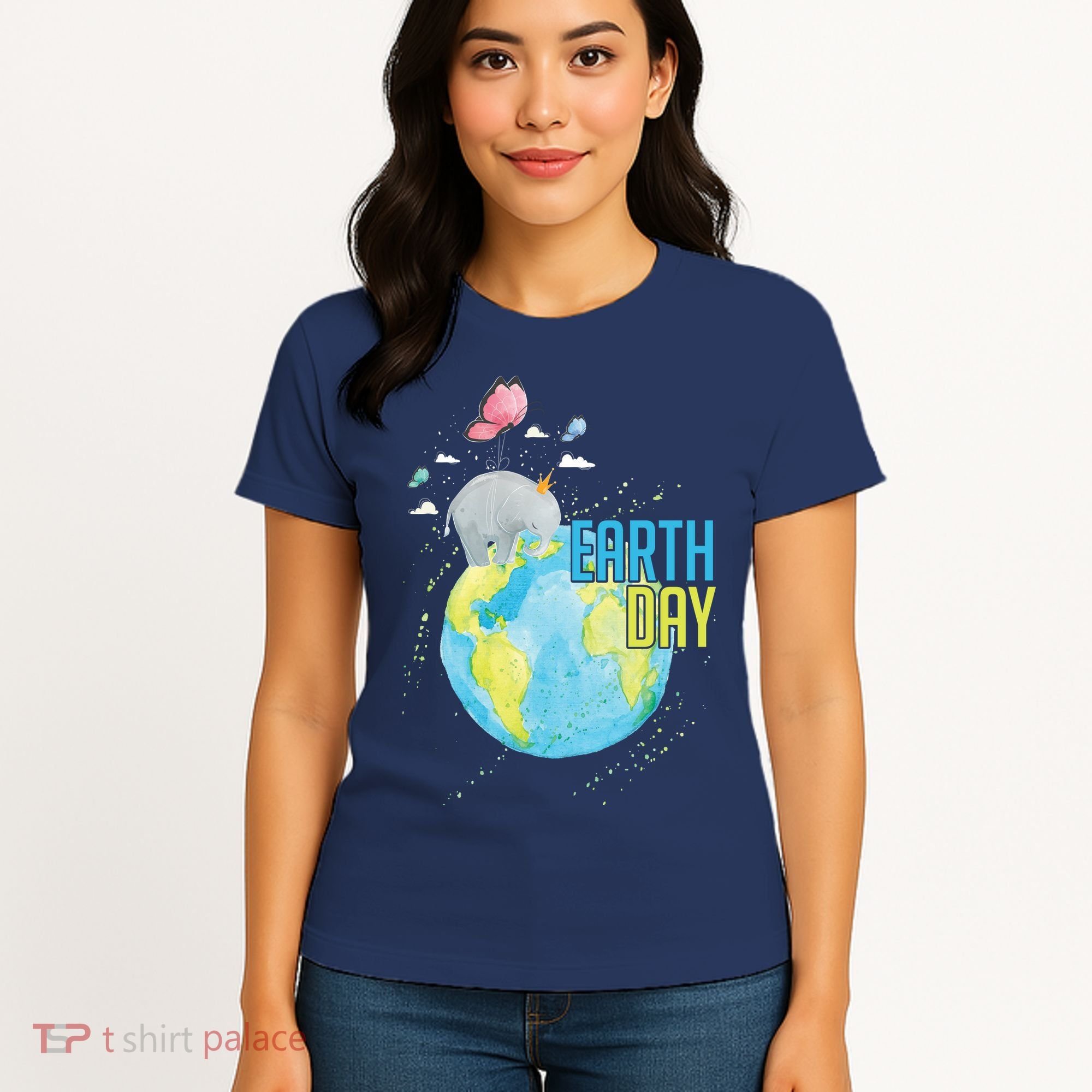Elephant Earth Day Women's T-Shirt