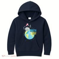 Elephant Earth Day Kids Hoodie thumb 0