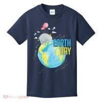 Elephant Earth Day Kids T-Shirt thumb 0