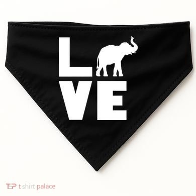 Elephant Love USA-Made Doggie Bandana
