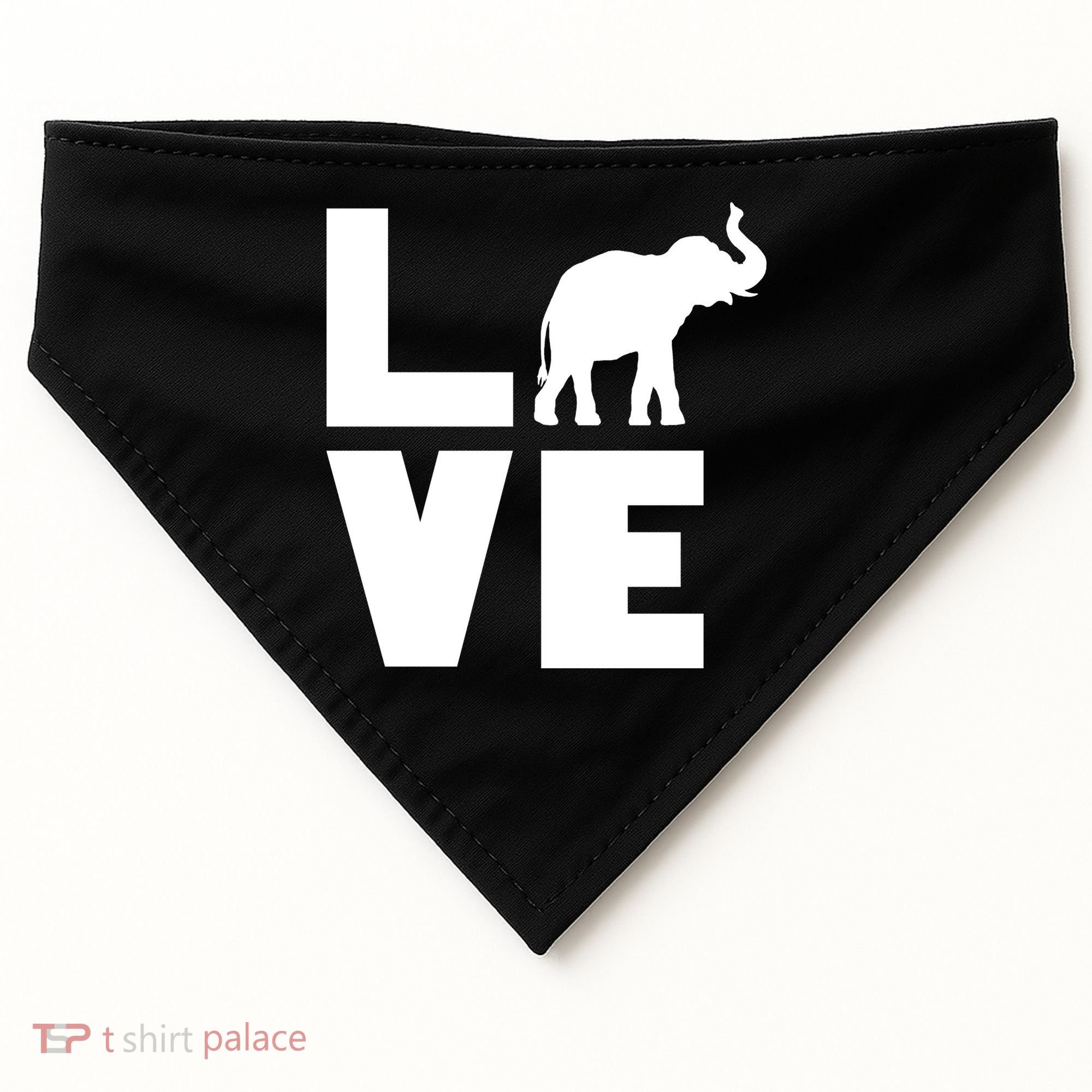 Elephant Love USA-Made Doggie Bandana