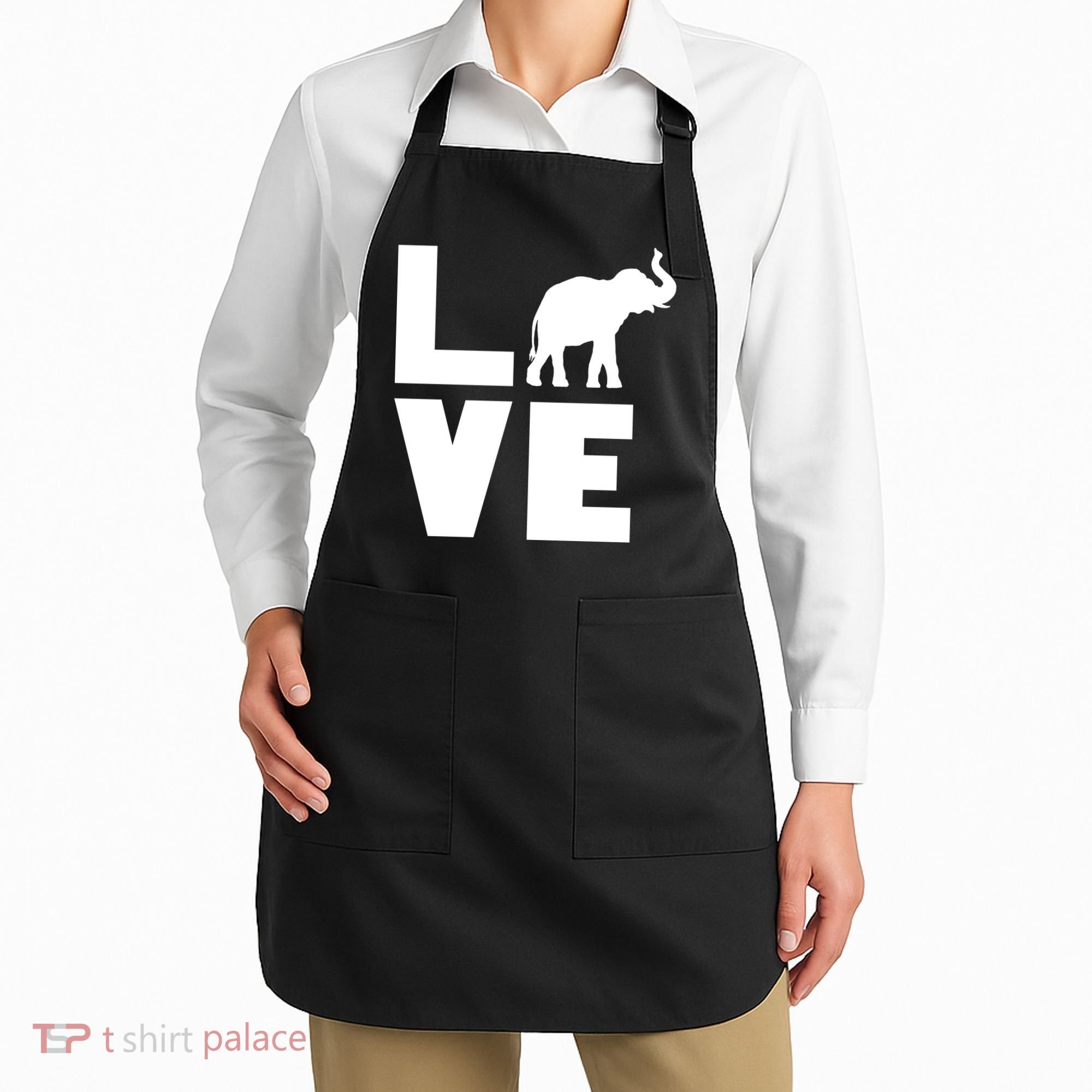 Elephant Love Apron