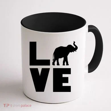 Elephant Love Coffee Mug back