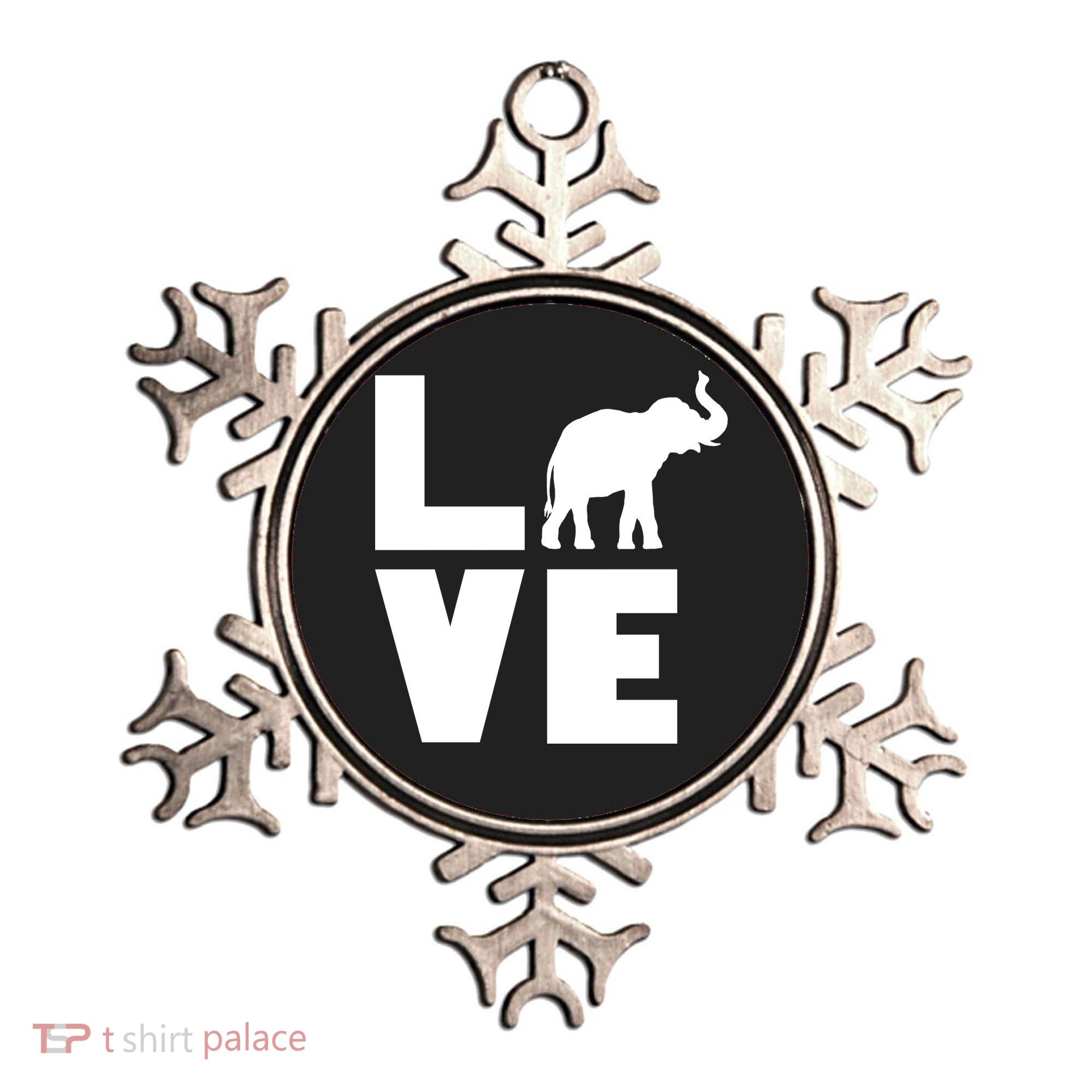 Elephant Love Ornament