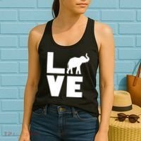Elephant Love Women's Tank Top thumb 2