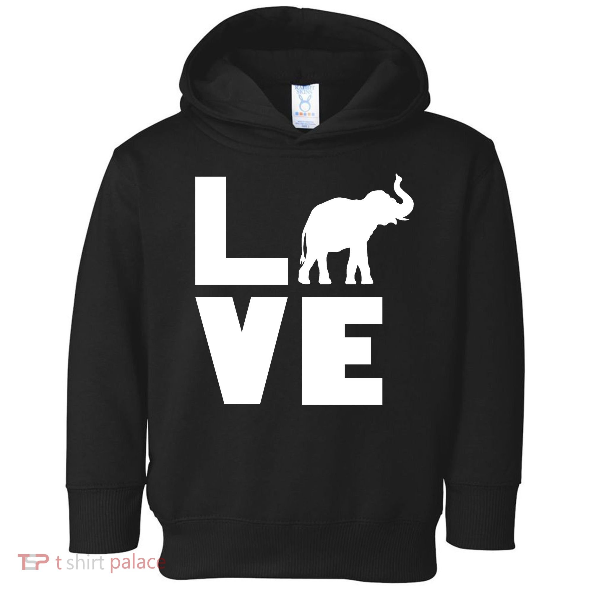 Elephant Love Toddler Hoodie