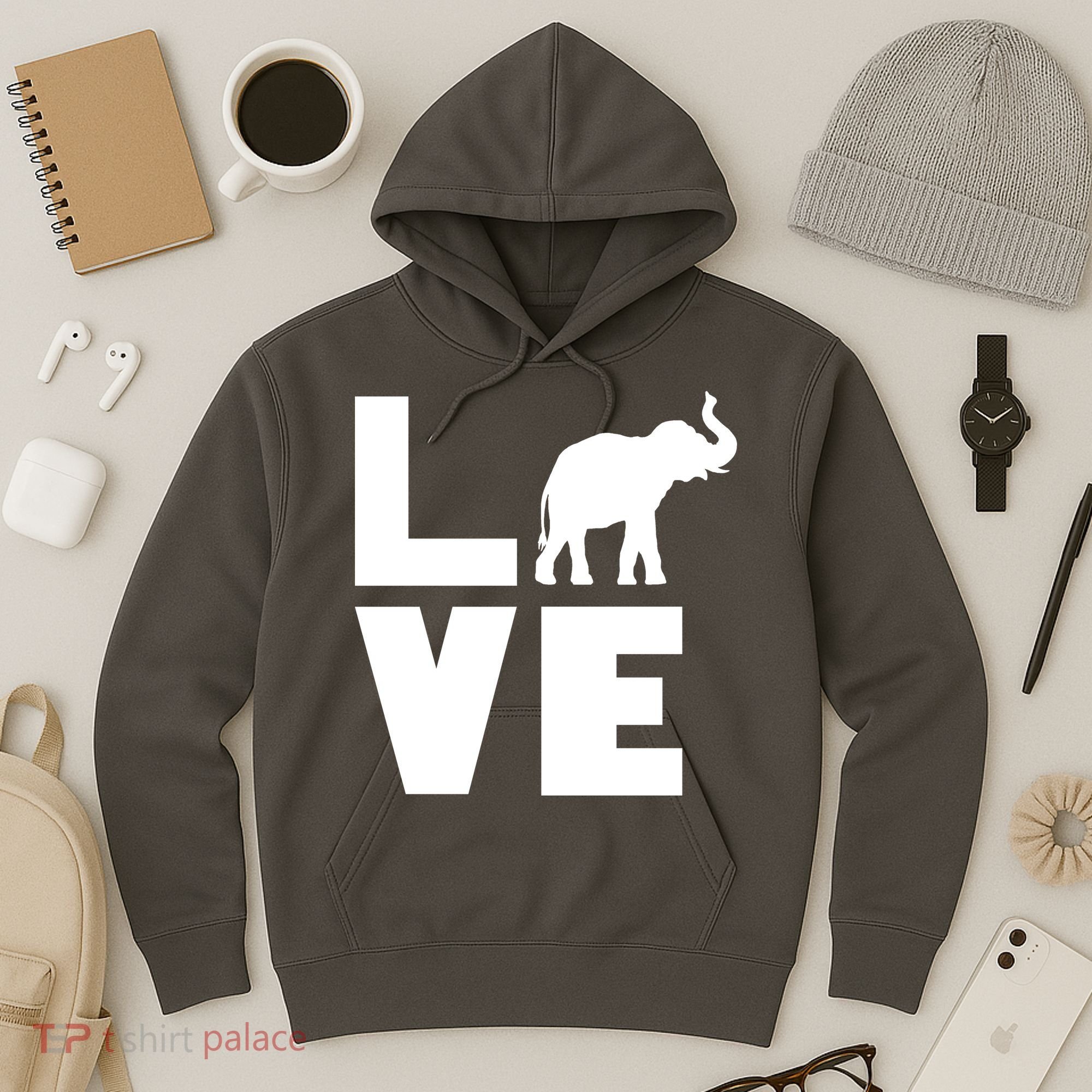 Elephant Love Hoodie