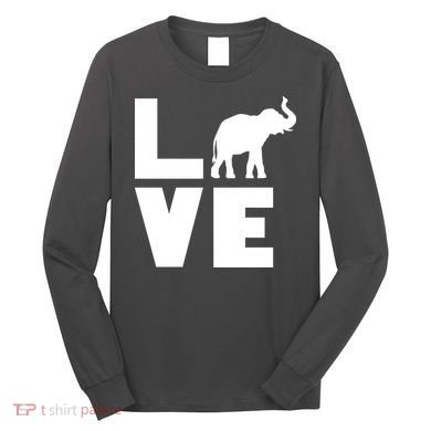 Elephant Love Long Sleeve Shirt