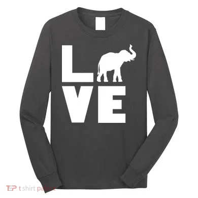 Elephant Love Long Sleeve Shirt