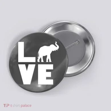Elephant Love Button
