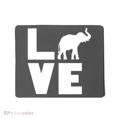Elephant Love Mousepad