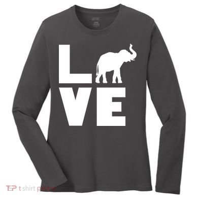 Elephant Love Women's Long Sleeve Shirt