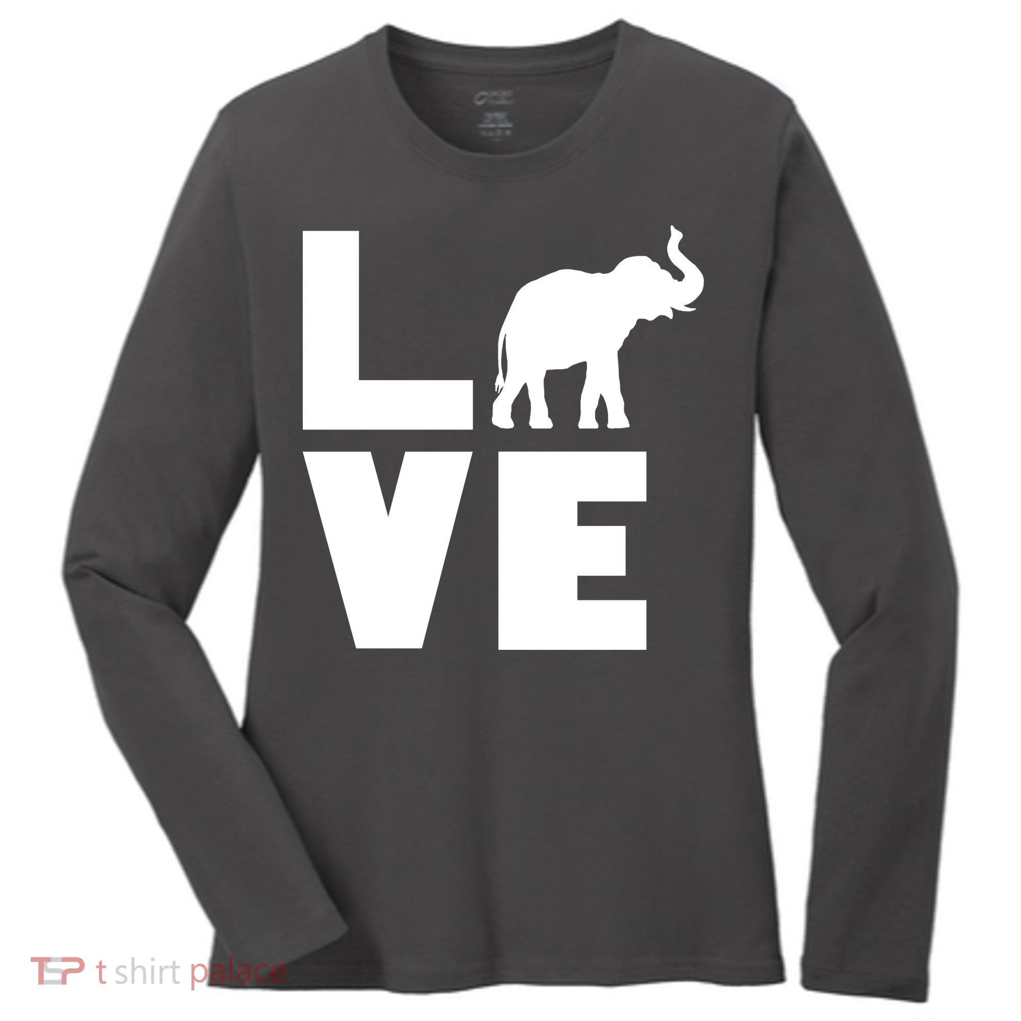 Elephant Love Women's Long Sleeve Shirt