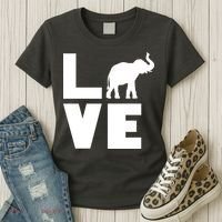 Elephant Love Women's T-Shirt thumb 3
