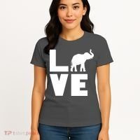 Elephant Love Women's T-Shirt thumb 4