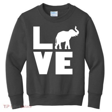 Elephant Love Kids Sweatshirt