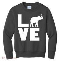 Elephant Love Kids Sweatshirt thumb 0