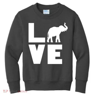 Elephant Love Kids Sweatshirt