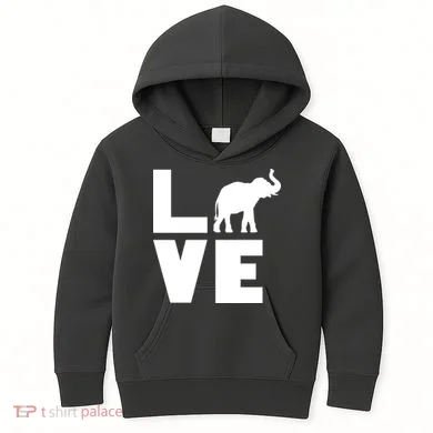 Elephant Love Kids Hoodie